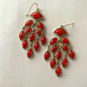 Kendra Scott Earrings - red.